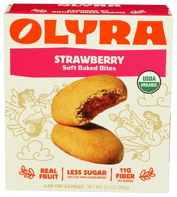 Olyra Strawberry Soft Baked Bites - 5.28 OZ