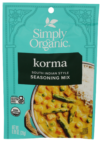 Simply Organic Korma Seasoning - 0.99 OZ