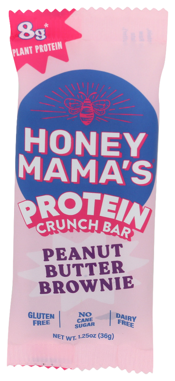 Honey Mama's Peanut Butter Brownie Protein Crunch Bar - 1.25 OZ