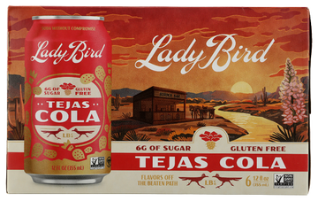 Lady Bird Tejas Cola - 6 PK