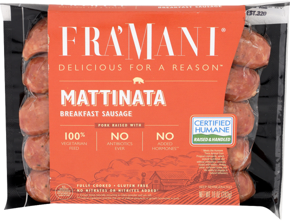 Fra Mani Mattinata Breakfast Sausage - 8.5 OZ