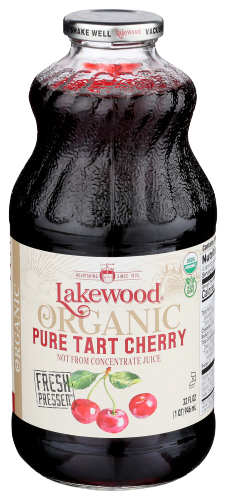Organic Pure Tart Cherry Juice 32 FO Juneau Natural
