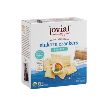 Jovial Sea Salt Sourdough Crackers - 4.5 OZ