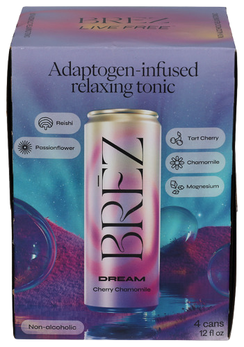 Brez Cherry Chamomile Relaxing Tonic - 4 PK