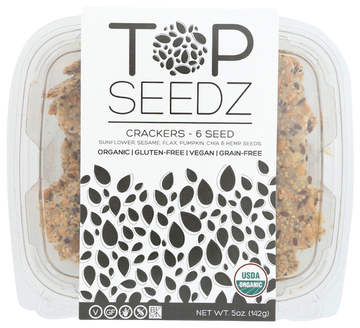 Top Seedz 6 Seed Crackers - 5 OZ