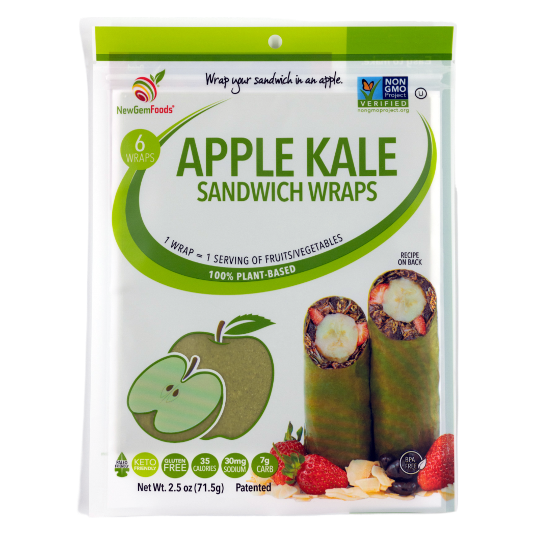 Apple Kale  - 6pk Sandwich Wraps