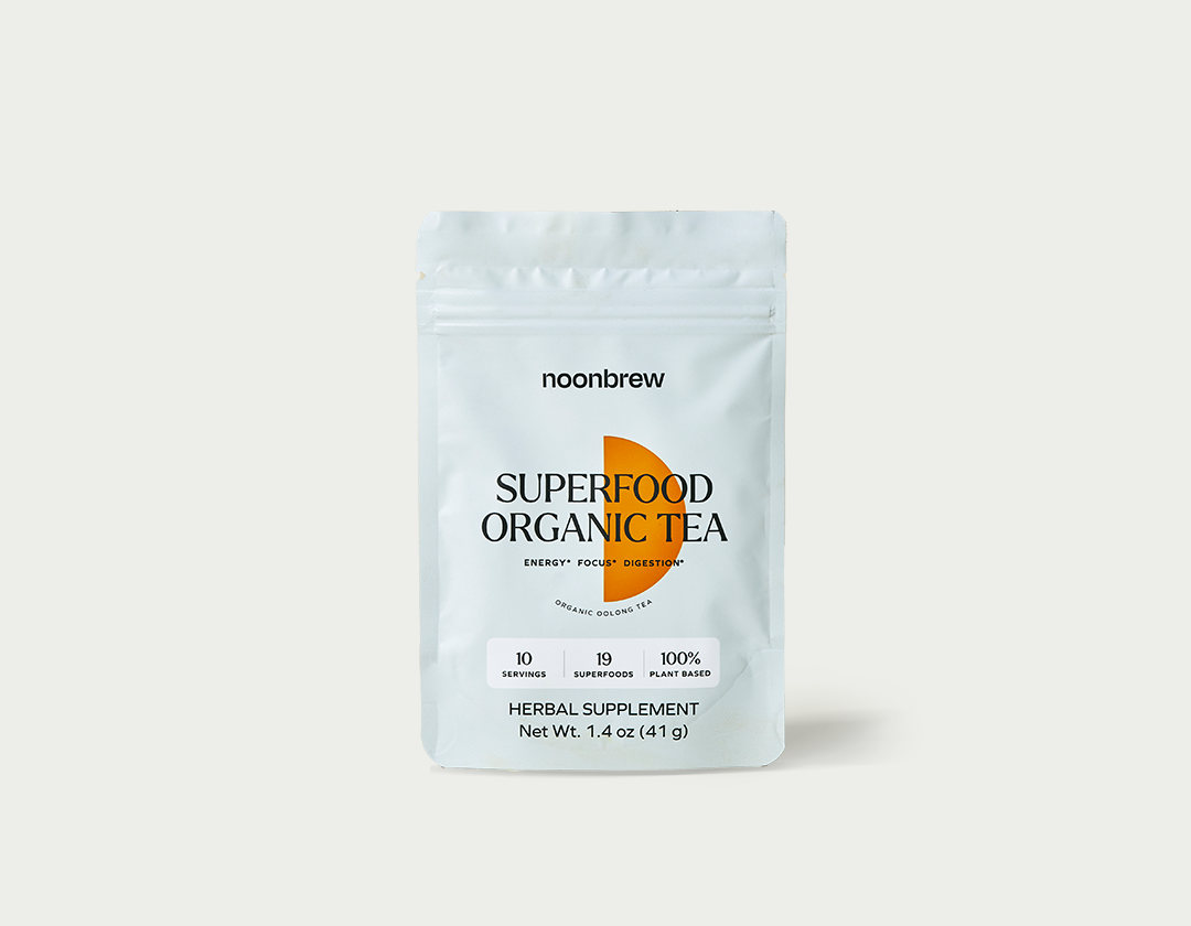 NoonBrew Superfood Organic Tea - 10 Servings