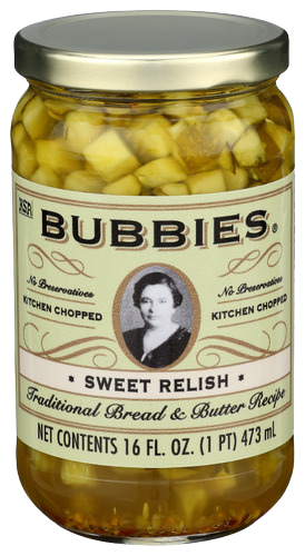 Bubbies Sweet Relish - 16 FO