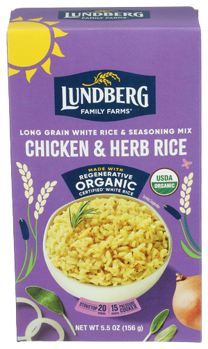 Lundberg Organic Chicken & Herb Rice - 5.9 OZ