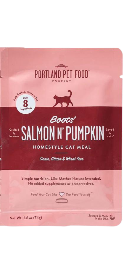 Salmon N Pumpkin Cat Food - 2.6 OZ