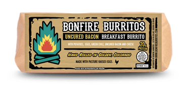 Bonfire Uncured Bacon Breakfast Burrito - 10.3 OZ