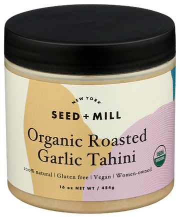 Organic Roasted Garlic Tahini - 16 OZ
