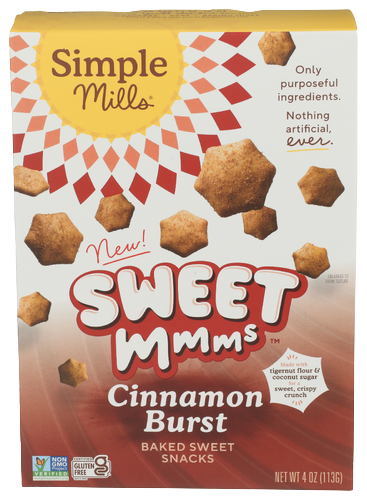 Simple Mills Cinnamon Burst Sweet Snacks - 4 OZ