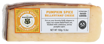Sartori Pumpkin Spice Bellavitano Cheese - 5.3 OZ