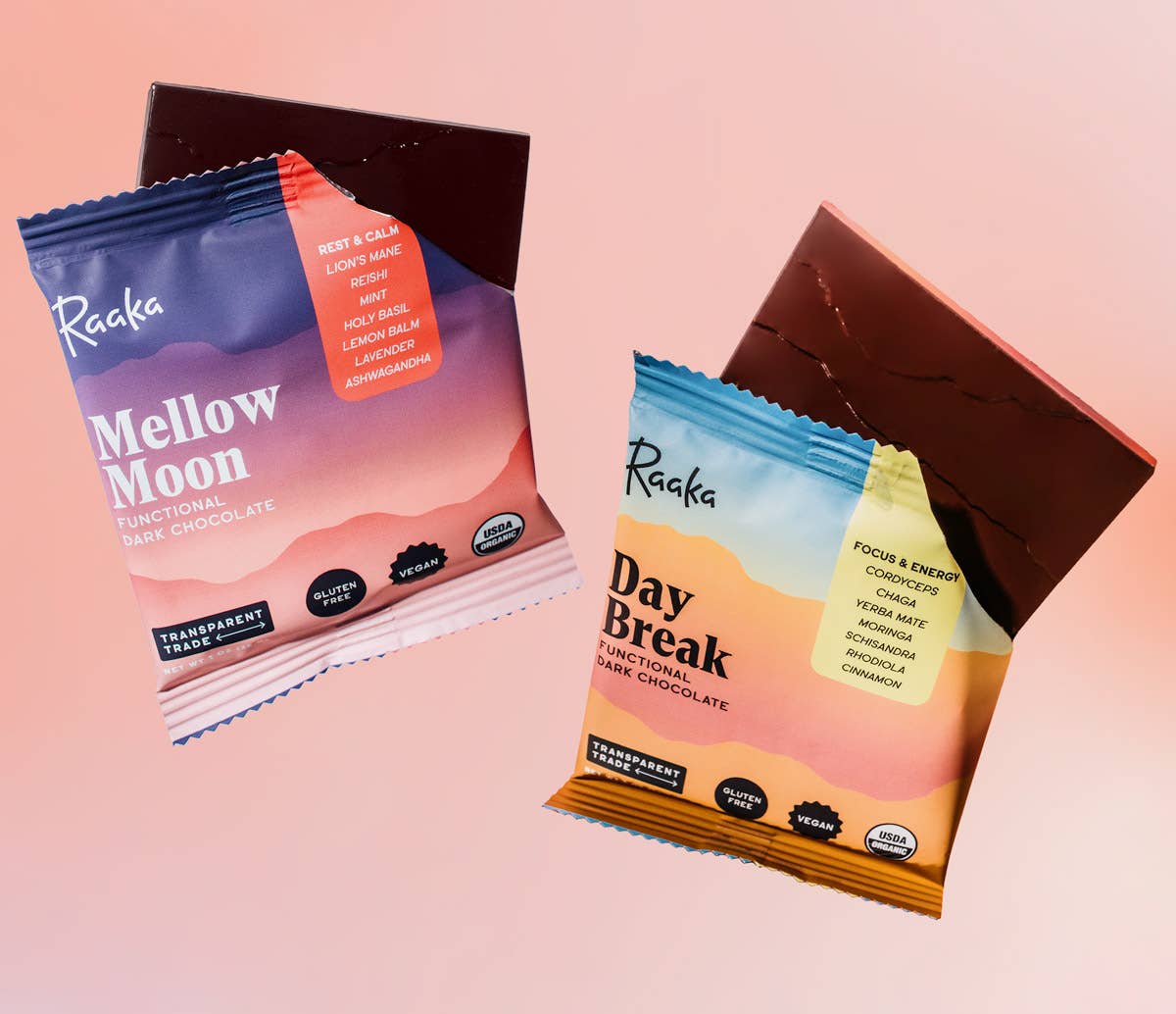 Mellow Moon Functional Dark Chocolate Bar - 1 OZ