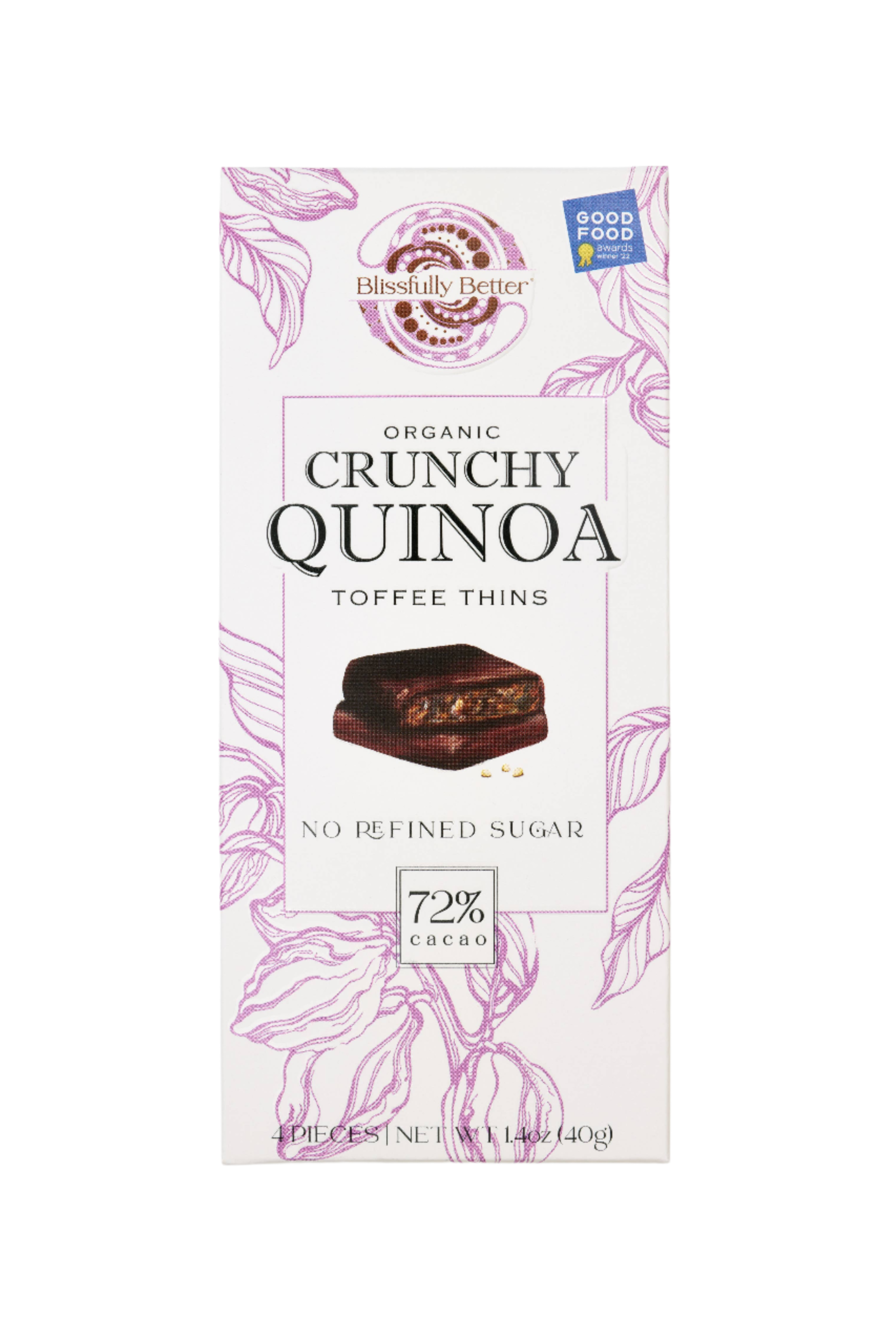 Crunchy Quinoa Toffee Thins - 1.6 OZ