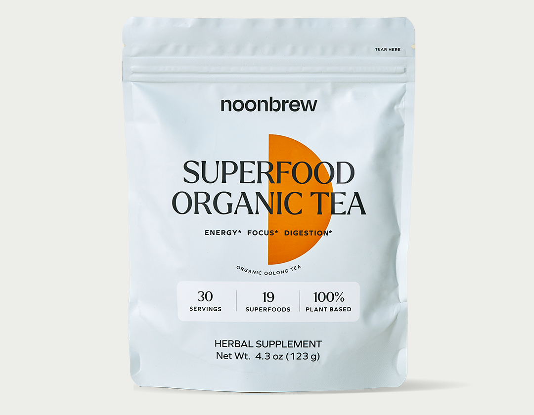 NoonBrew Superfood Organic Tea - 30 Servings