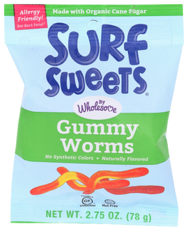 Organic Gummy Worms - 2.75 OZ