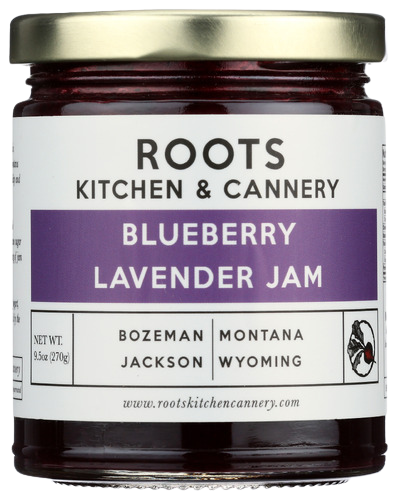 Roots Kitchen Blueberry Lavender Jam - 9 OZ