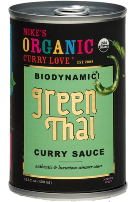 Biodynamic & Organic Green Thai Curry Sauce - 13.5 OZ