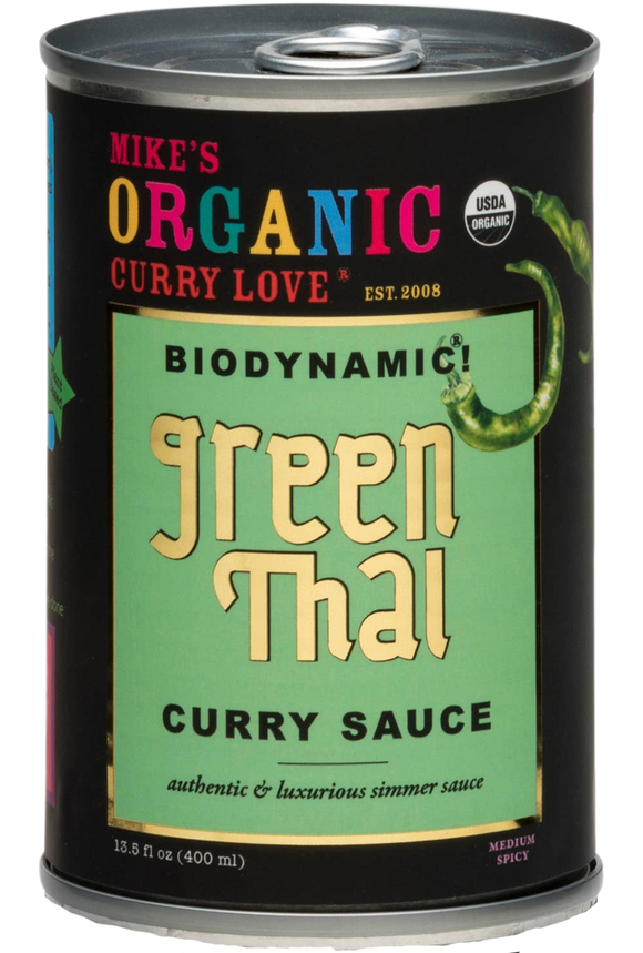 Biodynamic & Organic Green Thai Curry Sauce - 13.5 OZ