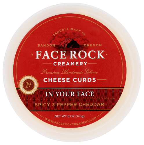 Spicy 3 Pepper Cheddar Cheese Curds - 6 OZ