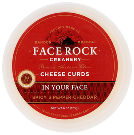 Spicy 3 Pepper Cheddar Cheese Curds - 6 OZ