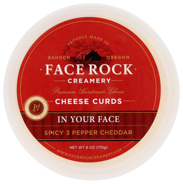 Spicy 3 Pepper Cheddar Cheese Curds - 6 OZ
