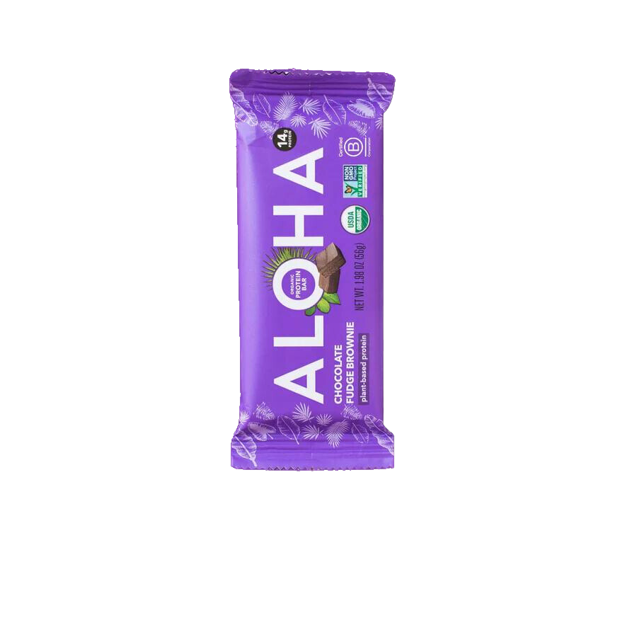 ALOHA Organic Chocolate Fudge Brownie Protein Bar - 1.9 OZ