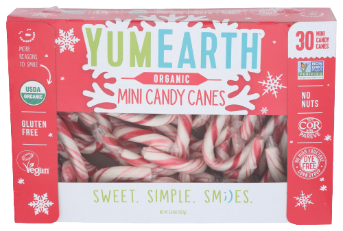 Yumearth Organic Mini Candy Canes - 6.34 OZ