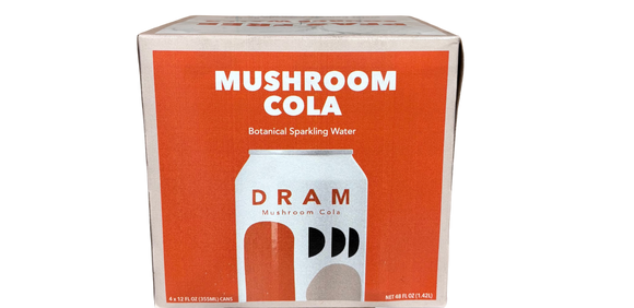Mushroom Cola Adaptogenic Sparkling Water - 4 PK