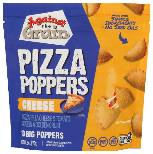Against The Grain Cheese Pizza Poppers - 6 OZ