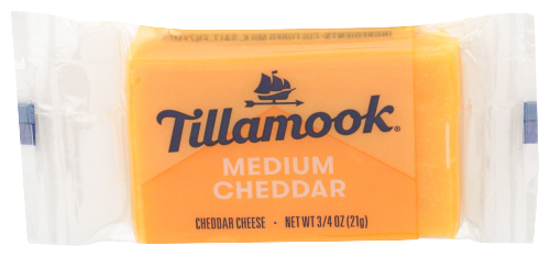 Tillamook Medium Cheddar Snack Portion - 0.75 OZ