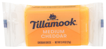 Tillamook Medium Cheddar Snack Portion - 0.75 OZ