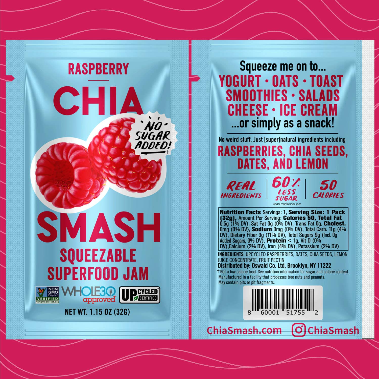 Raspberry Chia Smash - 1.15 OZ