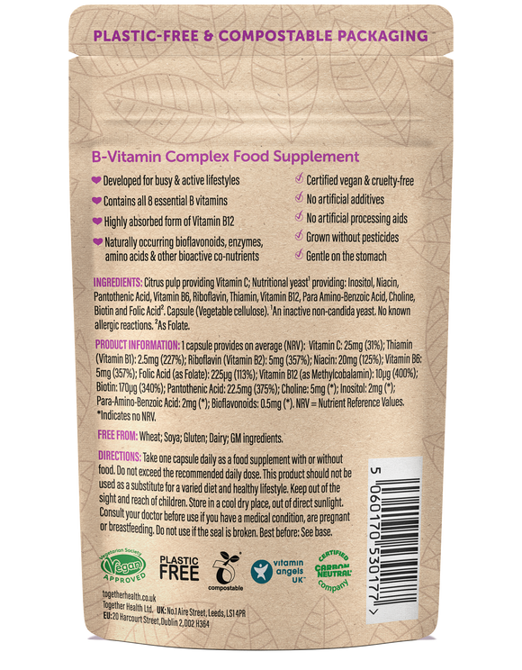 Vitamin B Complex  – 30 CAPSULES