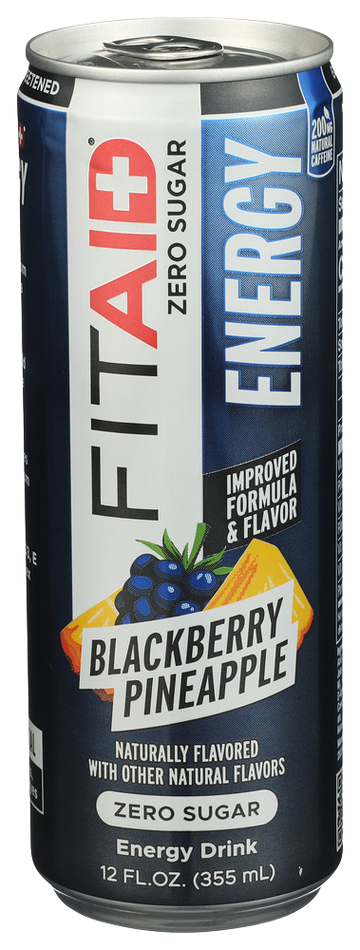 Lifeaid Blackberry Pineapple Energy Drink - 12 FO