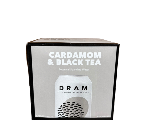 Dram Cardamom & Black Tea Herbal Sparkling Water - 4 PK