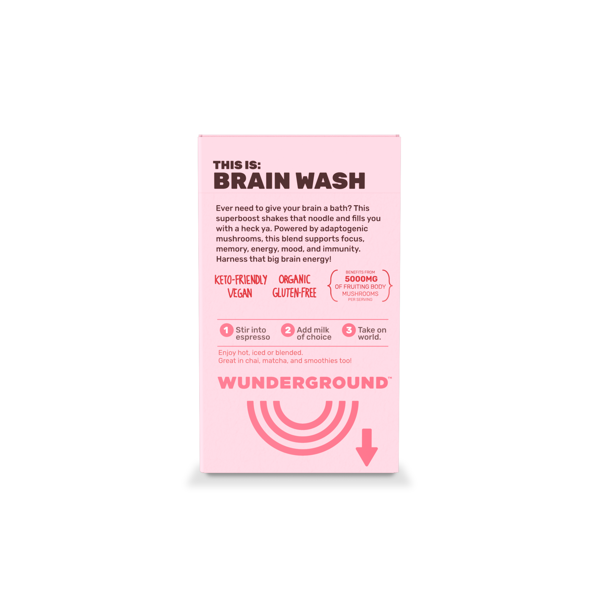 Wunderground Brain Wash SuperBoost - 10 Servings