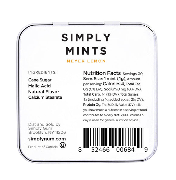 Simply Mints Meyer Lemon - 30 EA