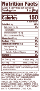 Farmhouse Ranch Sweet Potato Chips with Avocado Oil - 5 OZ-2