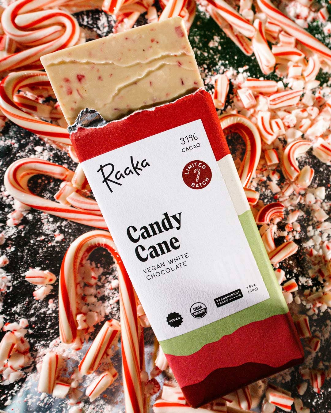 Candy Cane White Chocolate - 1.8 OZ