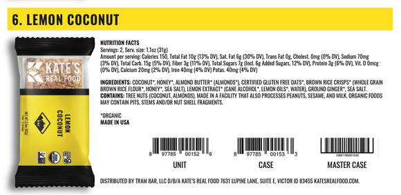 Lemon Coconut Bar - 2.2 OZ