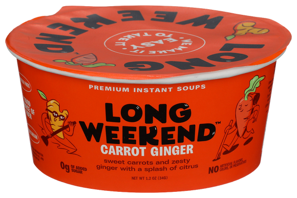 Long Weekend Carrot Ginger Soup - 1.2 OZ