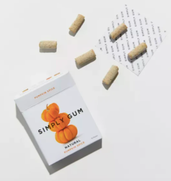 Pumpkin Spice Natural Chewing Gum - 15 PC