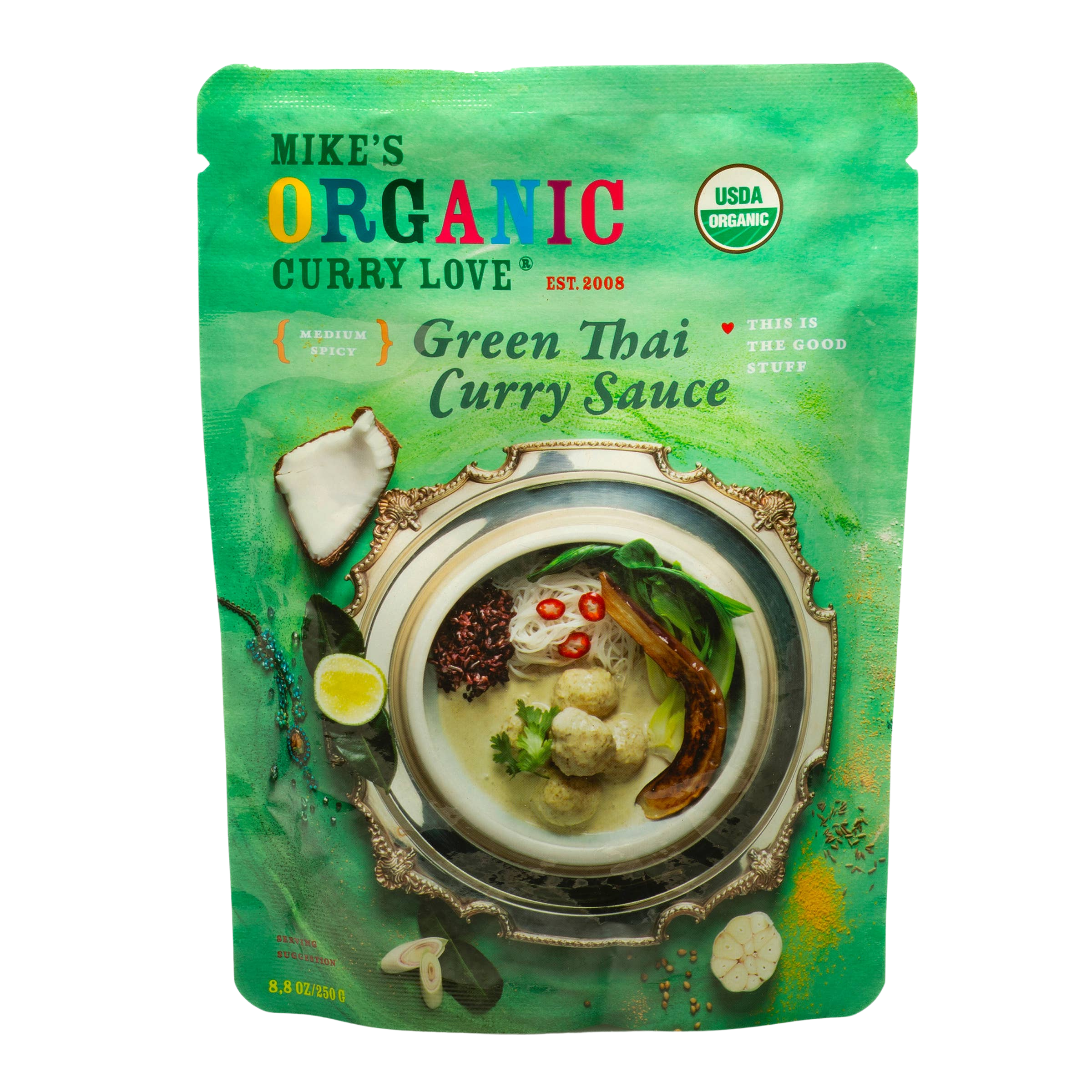 Organic Green Thai Curry Sauce-1
