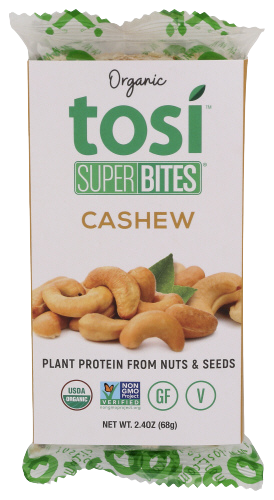 Tosi Organic Cashew Super Bites - 2.4 OZ