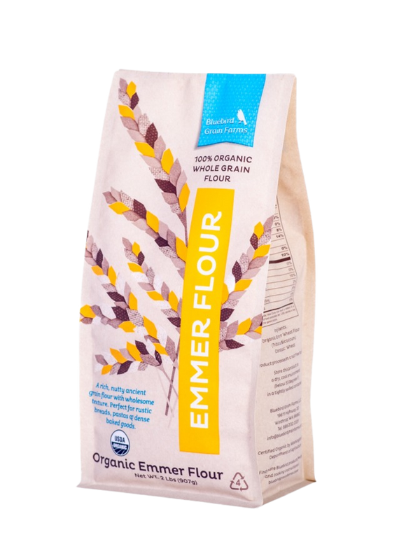 Organic Emmer Flour - 2 LB