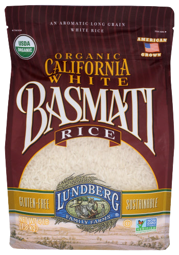 Organic White Basmati Rice - 4 LB