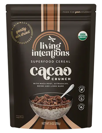 Living Intentions Cacao Crunch Superfood Cereal - 9 OZ